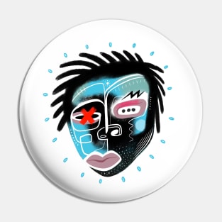 Abstract face Pin