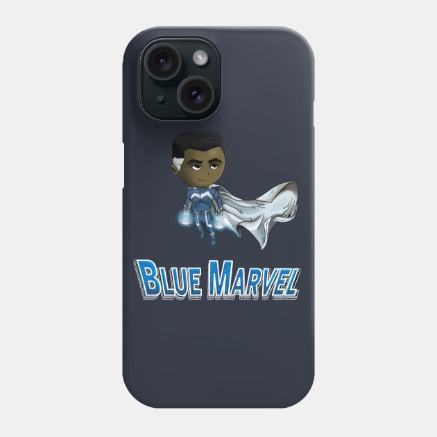 The Blue Marvel Phone Case by Creative Wiz