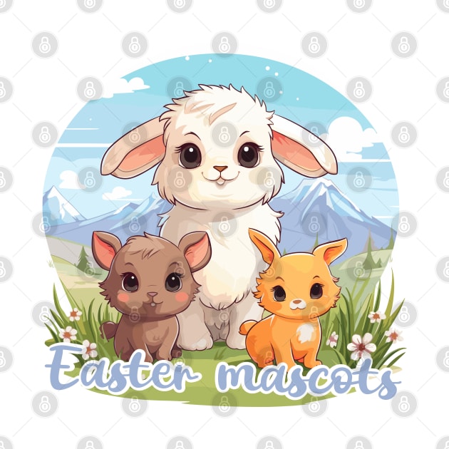 Easter mascots too by JessCrafts