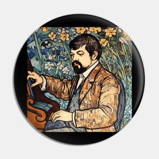 Claude Debussy musician Pin