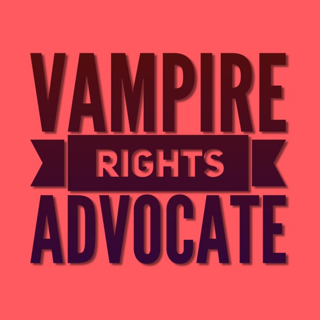 Vampire Rights Advocate (Dark Red to Purple by NerdPancake