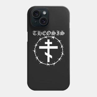Eastern Orthodox Cross Barbed Wire Metal Hardcore Punk Theosis Phone Case