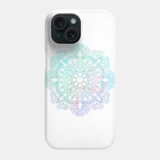 Iridescent Rainbow Mandala Phone Case