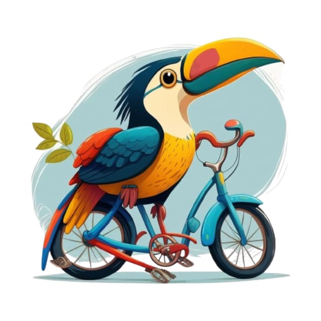 bicycle bird by ToucanVooDoo