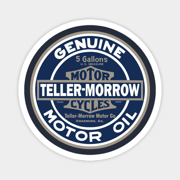 Teller-Morrow Motor Oil Magnet by DGNGraphix