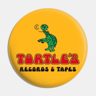 Turtle's Records and Tapes Pin