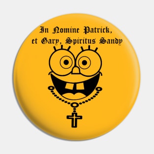 Spongedock Saints Pin