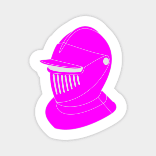 16th century helmet (pink) Magnet