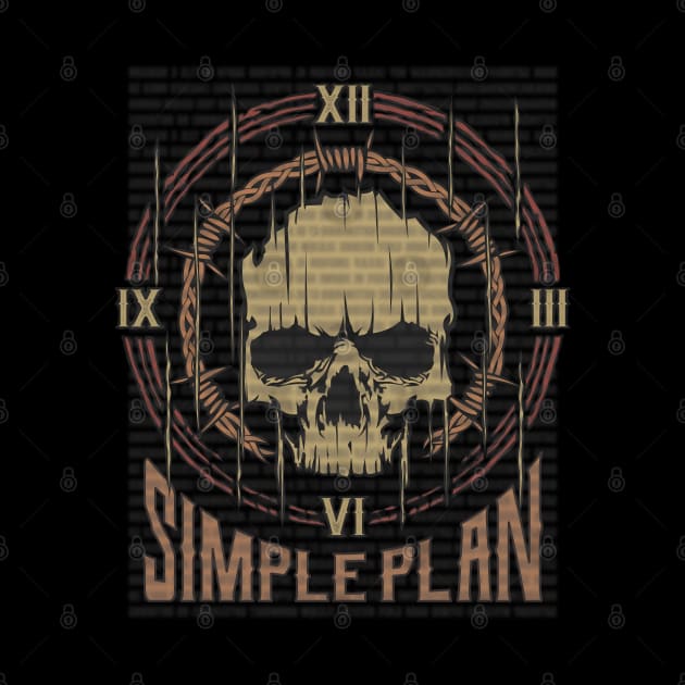 Simple Plan Vintage Skull by darksaturday