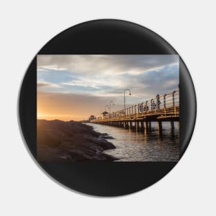 St Kilda Pier Sunset Pin