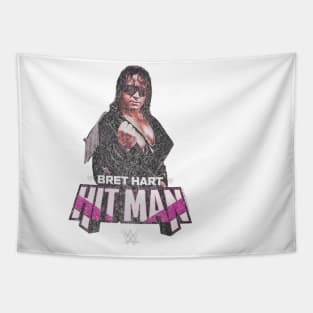 Bret Hart Hit Man Fierce Tapestry