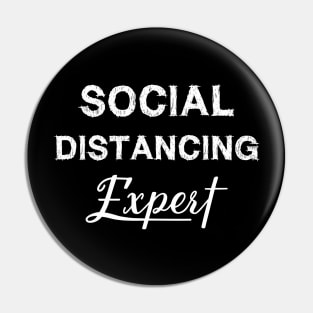 Social Distancing Expert Pin