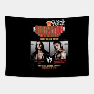 Shawn Michaels Vs Bret Hart 1997 Survivor Series Tapestry