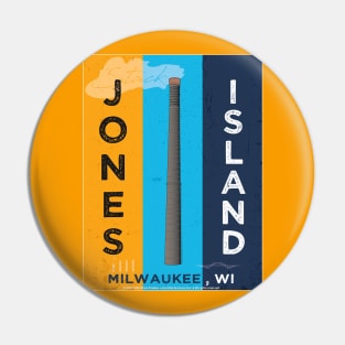 Jones Island Smokestack • Milwaukee, WI Pin