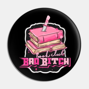 Bad Bitch Book Club, Book Aesthetic Pin