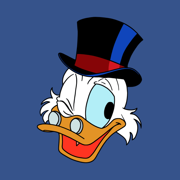 Scrooge McDuck - Head by BigOrangeShirtShop