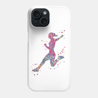 Running woman Phone Case