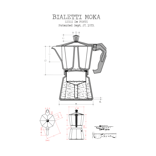 Moka pot patent by Dennson Creative