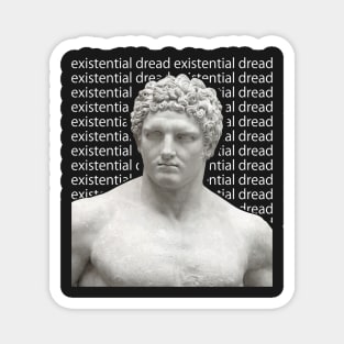 Existential Dread - Vaporwave Greek Bust Magnet