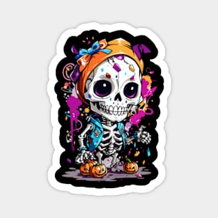 Halloween Skeleton funny Magnet