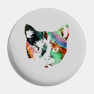 Artistic Cat Pin