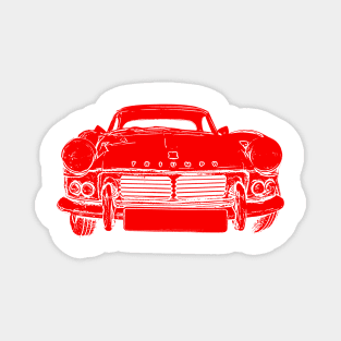 Triumph Spitfire 4 Mk2 1960s classic car red inversion Magnet