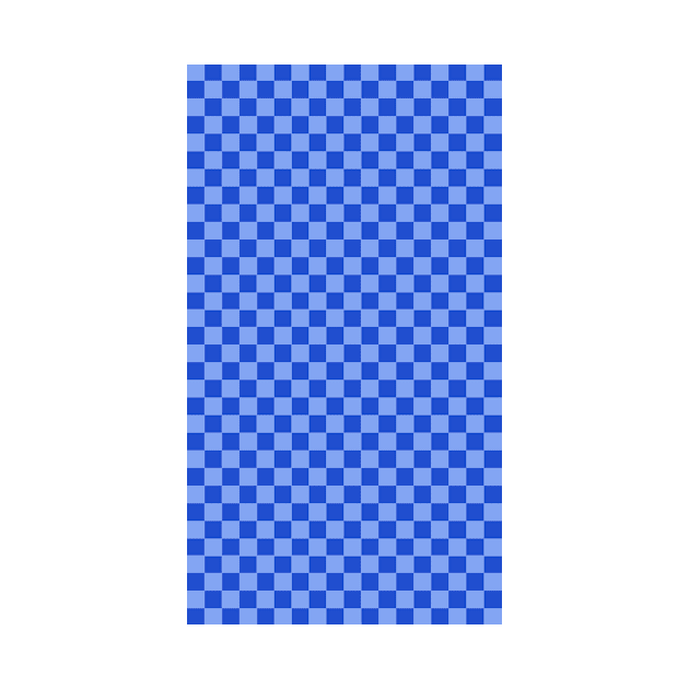 blue checkered gingham pattern by mckhowdesign