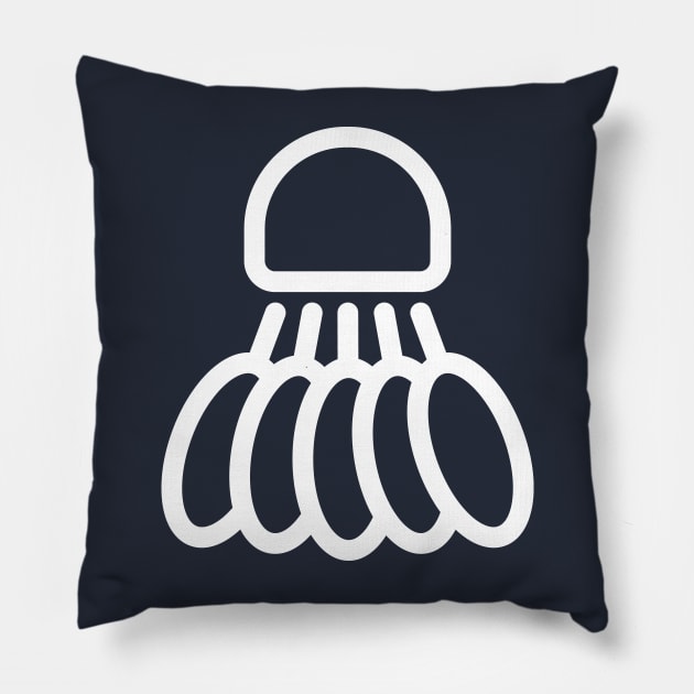 Badminton shuttlecock Pillow by ezioman