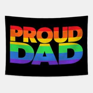 Gay Pride LGBTQIA Proud Dad LGBT Parent Pride Dad Tapestry