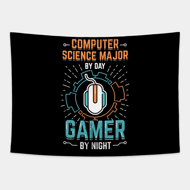 Computer Science Major Computer Scientist Gamer Tapestry by Dolde08