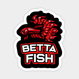 Betta Fish Aquarium Lover Gift Ideas Magnet
