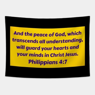 Bible Verse Philippians 4:7 Tapestry