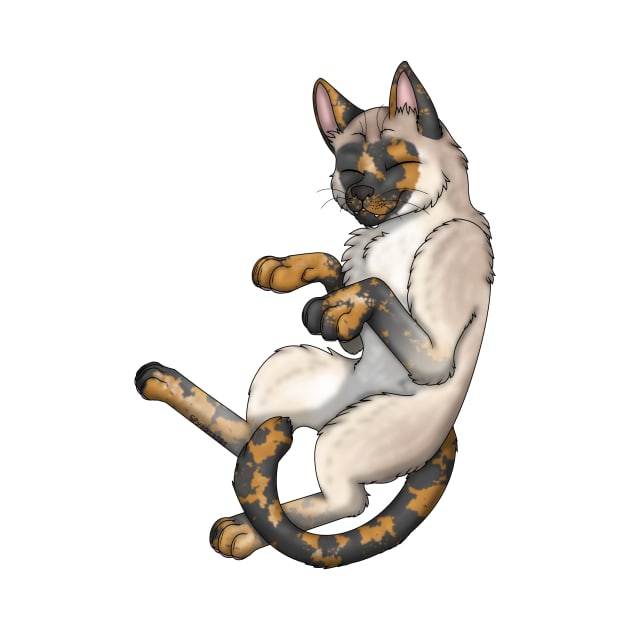 Tortie Point Shorthair by spyroid101