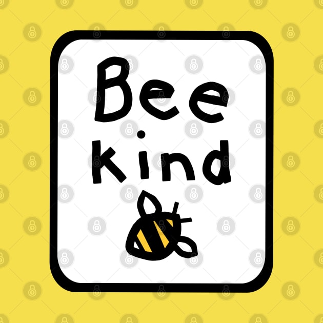 Framed Bee Kind Sign of Kindness Graphic by ellenhenryart