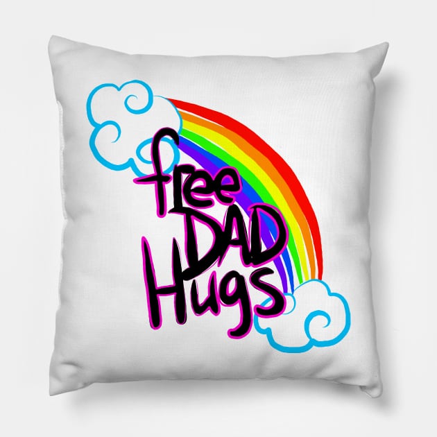 Free Dad Hugs Pillow by The Little Witch's Attic