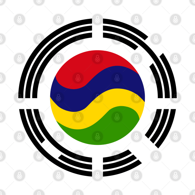 Mauritian Korean Multinational Patriot Flag Series by Village Values