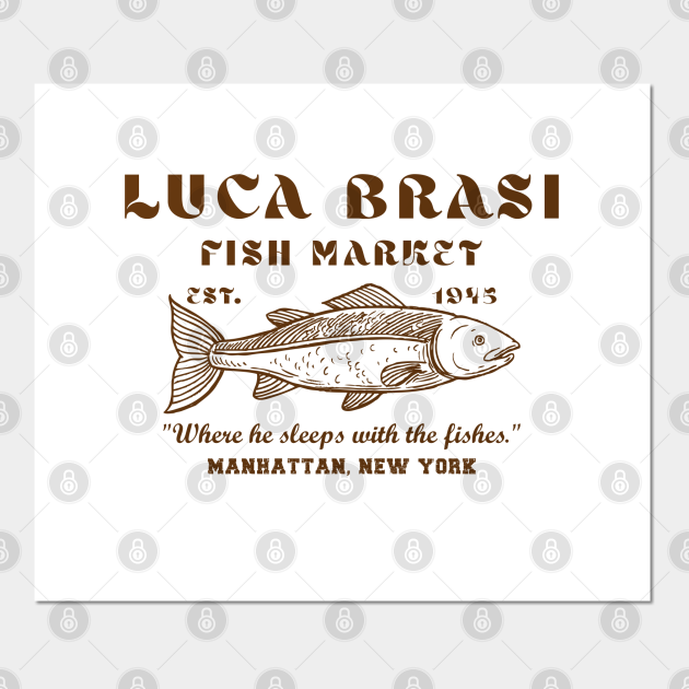 THE GODFATHER Luca Brasi Fish Market The Godfather Posters and Art