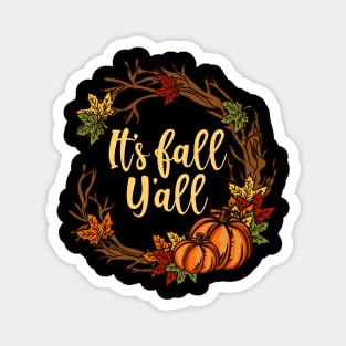 It's Fall Y'all - Happy Pumpkin Deco Gift Magnet
