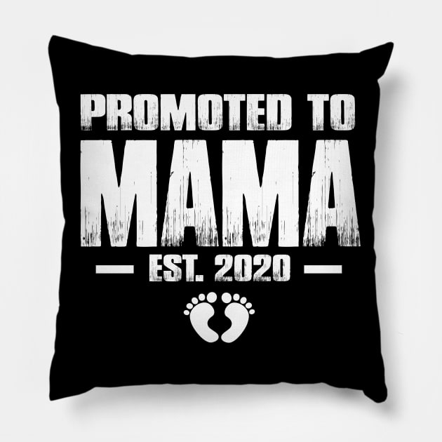 Promoted to Mama 2020 Funny Mother's Day Gift Ideas For New Mom Pillow by smtworld