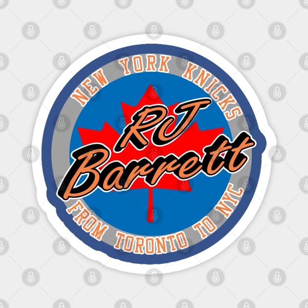 RJ Barrett Canada's Favorite Son Magnet by IronLung Designs