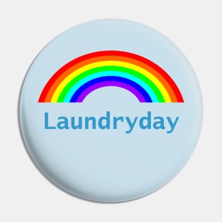 Laundryday Rainbow Pin