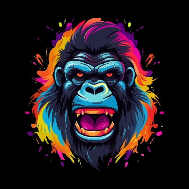 Gorilla Smiling by JH Mart