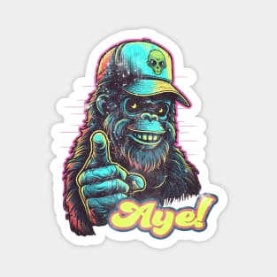 Ayeeee!!! its Bigfoot! Magnet