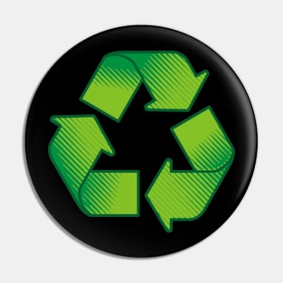 Recycling Symbol Pin