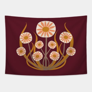 Arts and crafts daisies - art nouveau inspired floral by Cecca Designs Tapestry