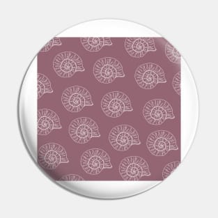 shark eye shell aloha print pattern Pin