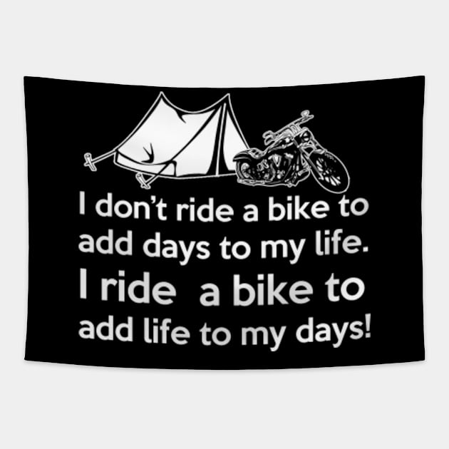 biker Tapestry by FUNNY LIFE