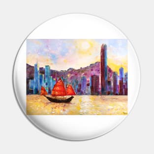 Hong Kong. Golden Hour Pin