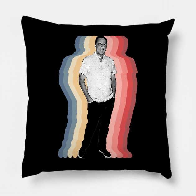 Norm MacDonald Vintage Pillow by Bakul Jenang