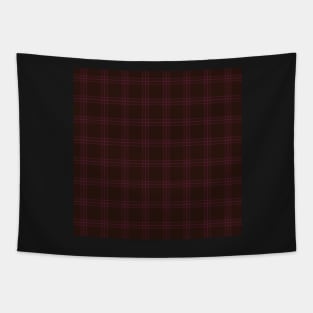 Radical Plaid  -   Dark Mulberry Colors Tapestry